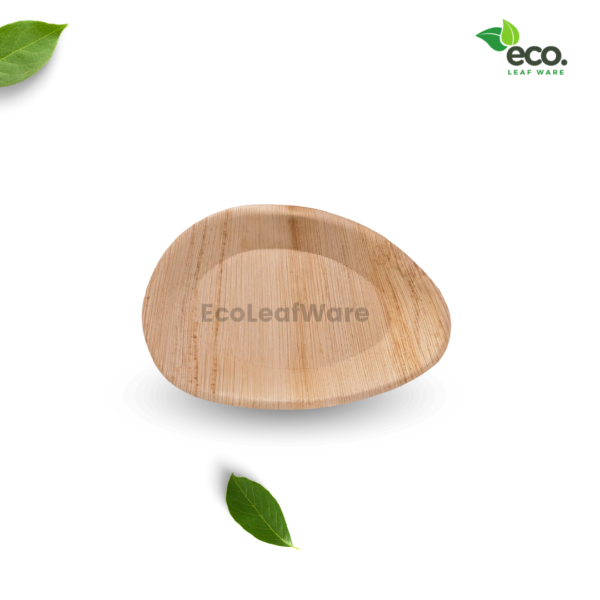 Areca Palm Leaf Oval Shape Plates