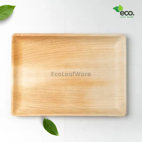 Areca Palm Leaf Square Tray