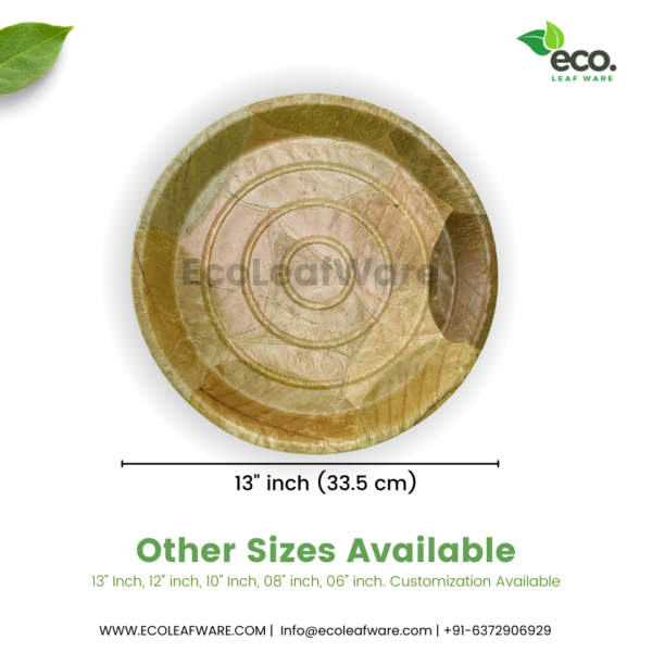 Sal Leaf Round Plate - Image 2