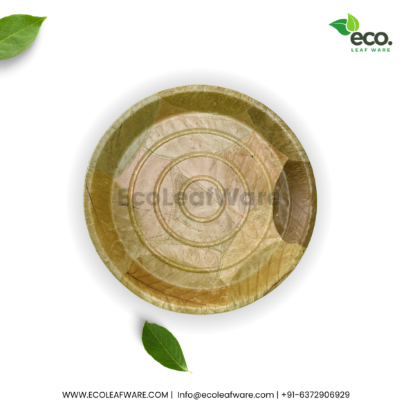 Sal Leaf Round Plate